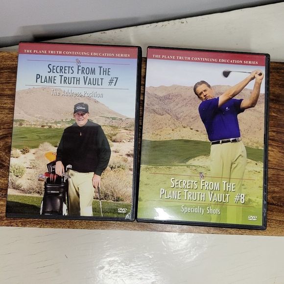 Secrets from the Plane Truth Vault Golf DVD 1-8 Set RARE Golf Instruction - Picture 9 of 9